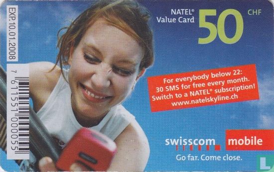 For everybody below 22: 30 SMS for free every month. - Bild 1