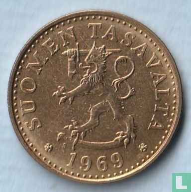 Finlande 20 penniä 1969 - Image 1