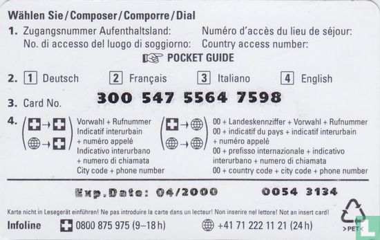 Prepaid Phone Card CHF 50.- - Image 2