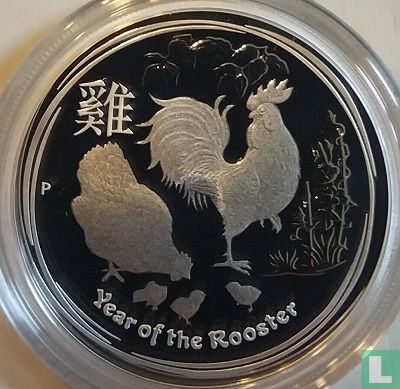 Australie 50 cents 2017 (BE) "Year of the Rooster" - Image 2