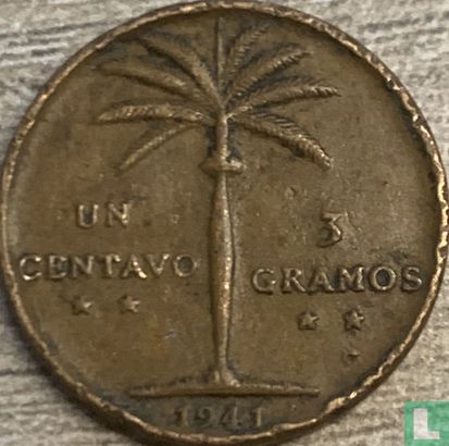 République dominicaine 1 centavo 1941 - Image 1
