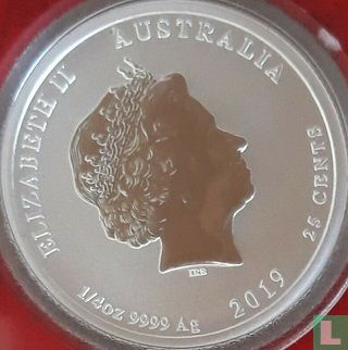 Australië 25 cents 2019 "Year of the Pig" - Afbeelding 1