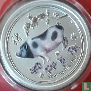 Australië 25 cents 2019 "Year of the Pig" - Afbeelding 2