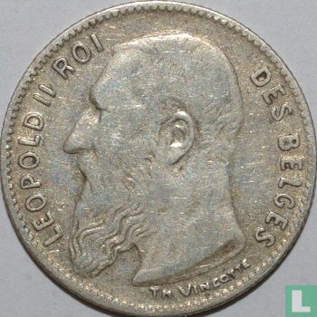 Belgium 50 centimes 1909 (FRA - TH VINÇOTTE) - Image 2