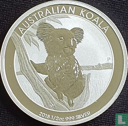 Australië 50 cents 2015 (kleurloos) "Koala" - Afbeelding 1