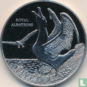 Nieuw-Zeeland 5 dollars 1998 "Royal albatross" - Afbeelding 2