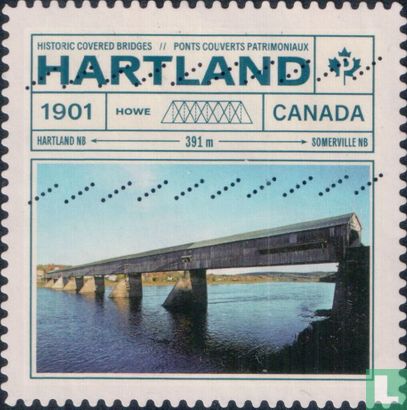 Hartland brug - New Brunswick