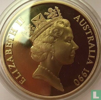 Australië 5 dollars 1990 (PROOF) "75 years Australian and New Zealand Army Corps" - Afbeelding 1