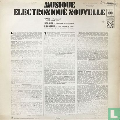  Musique electronique nouvelle: Variations II / Trois visages de Liège / Ensembles for Synthesizer - Afbeelding 2