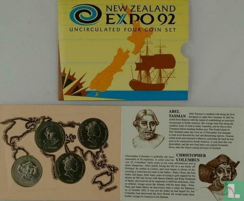 New Zealand 5 dollars 1992 "Christopher Columbus" - Image 3