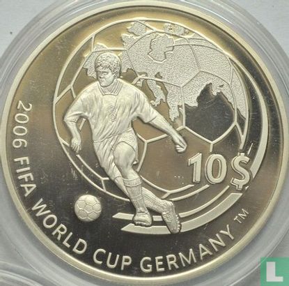 Fidji 10 dollars 2006 (BE) "Football World Cup in Germany" - Image 2