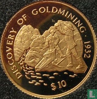 Fiji 10 dollars 1998 (PROOF) "Discovery of Gold in Fiji - 1932" - Afbeelding 2