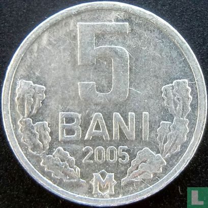 Moldavie 5 bani 2005 - Image 1