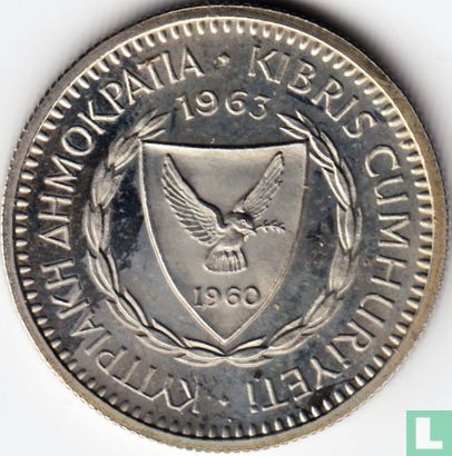 Cyprus 25 mils 1963 (PROOF) - Afbeelding 1