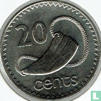 Fiji 20 cents 1994 - Image 2