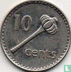 Fiji 10 cents 1996 - Image 2