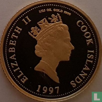 Cook Islands 5 dollars 1997 (PROOF) "Death of Princess Diana" - Image 1