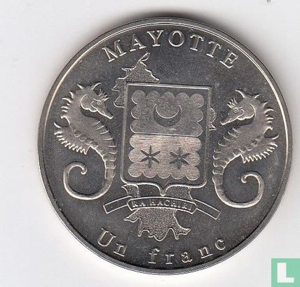 Mayotte 1 franc 2015, T-Rex - Afbeelding 2