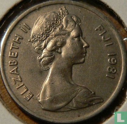 Fiji 5 cents 1981 - Image 1