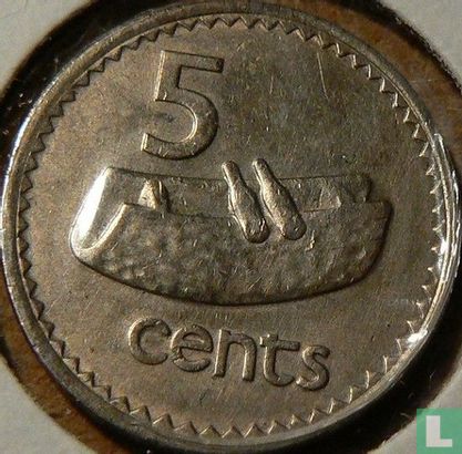Fiji 5 cents 1981 - Image 2