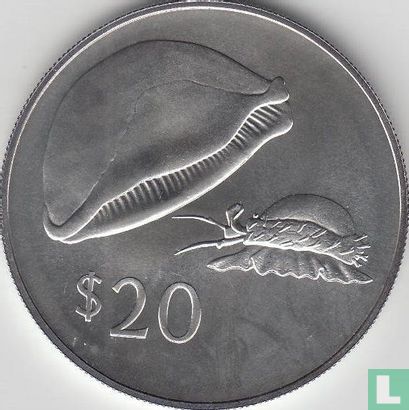 Fidji 20 dollars 1978 "Golden cowrie" - Image 2