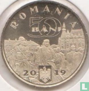 Roumanie 50 bani 2019 "Completion of the Great Union - King Ferdinand I the Unifier" - Image 1