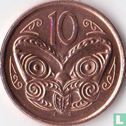 New Zealand 10 cents 2012 - Image 2