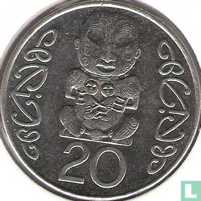 New Zealand 20 cents 2004 - Image 2