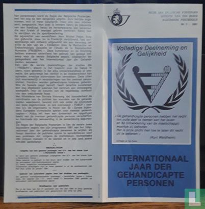 Internationaal Jaar der Gehandicapte Personen - Image 1