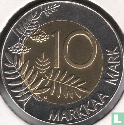 Finland 10 markkaa 1995 "Finland's new membership of European Union" - Afbeelding 2