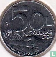 San Marino 50 lire 1991 "Napoleon 1797" - Afbeelding 2