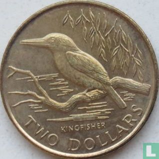 Neuseeland 2 Dollar 1993 "Kingfisher" - Bild 2