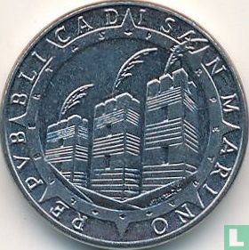 San Marino 50 lire 1992 "500th anniversary Discovery of America" - Afbeelding 2