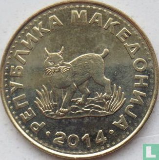 Macedonië 5 denari 2014 - Afbeelding 1