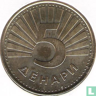 Macédoine 5 denari 2006 - Image 2