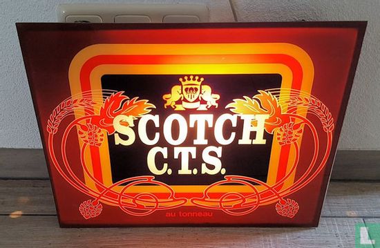 Scotch C.T.S Beer lichtbak sign lightbox leuchtreklame lichtreclame  - Bild 3