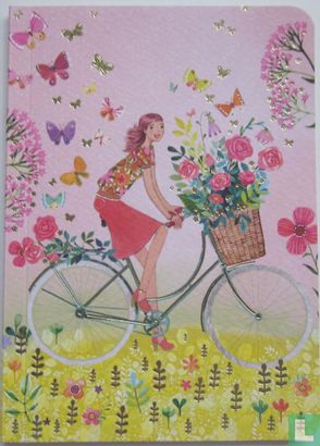 Meisje op fiets (klein) - Bild 1