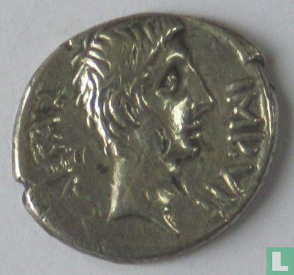 Roman Empire, Quinarius, Octavius Caesar - Image 1