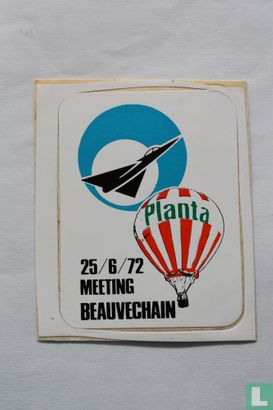 25/6/72 Meeting Beauvechain - Planta Luchtballon - Afbeelding 1