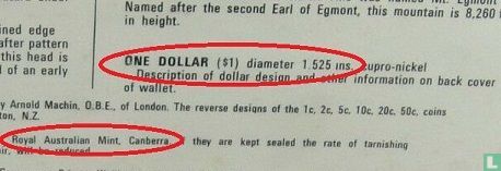 Nieuw-Zeeland 1 dollar 1972 - Afbeelding 3