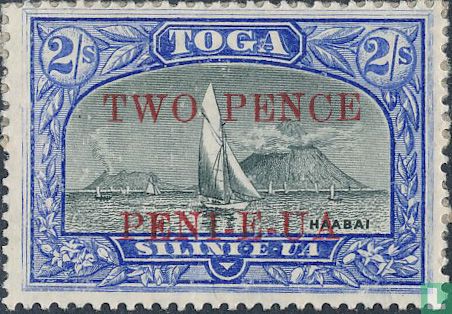 Issue 1897 with overprint