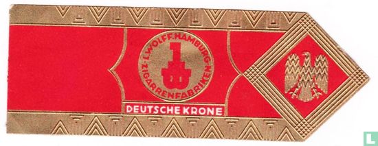 L. Wolff Hamburg Cigar Factory - Deutsche Krone - Image 1