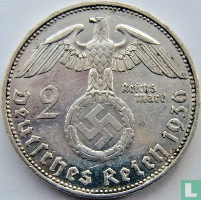 Duitse Rijk 2 reichsmark 1936 (D) - Afbeelding 1