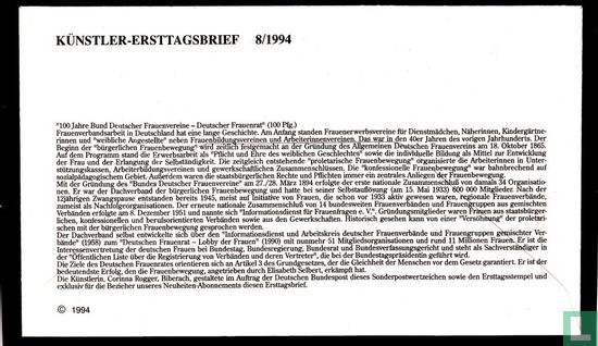 Bund Deutscher Frauenverbände 1894-1994  - Bild 2