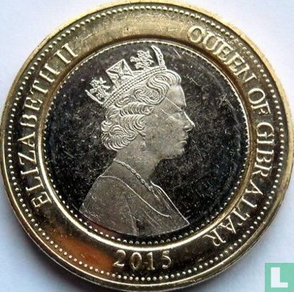 Gibraltar 2 pounds 2015 - Image 1