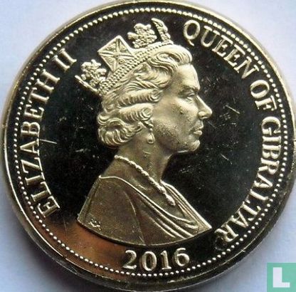 Gibraltar 1 pound 2016 - Afbeelding 1