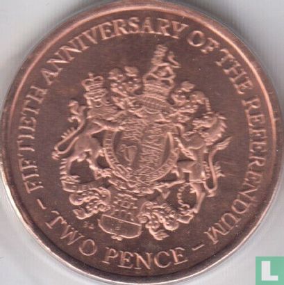 Gibraltar 2 pence 2017 "50th anniversary of the 1967 referendum" - Image 2