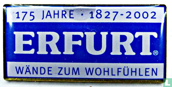 Erfurt 175 Jahre 1827-2002 Wände zum Wohlfühlen