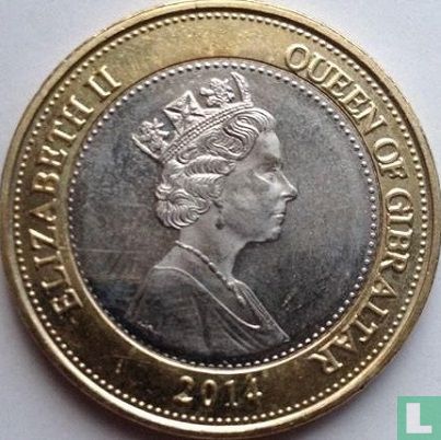 Gibraltar 2 pounds 2014 - Afbeelding 1