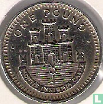 Gibraltar 1 pound 1991 (AA) - Image 2